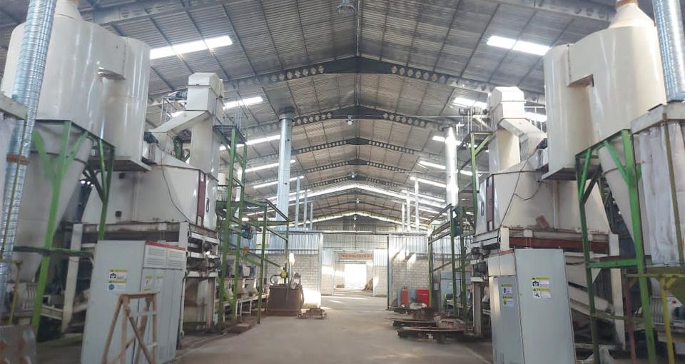 Линия по производству древесных гранул производительностью 20 т/ч в Индонезии