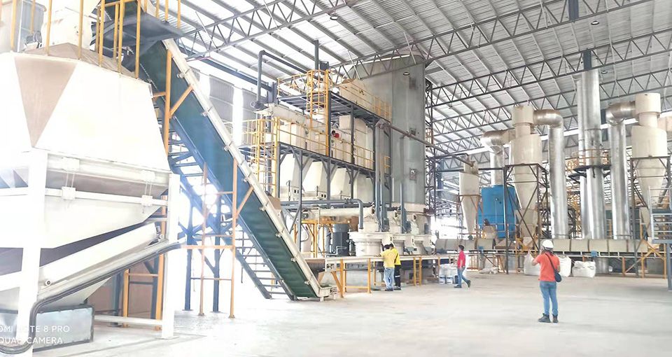 Линия по производству древесных гранул производительностью 10 т/ч в Малайзии