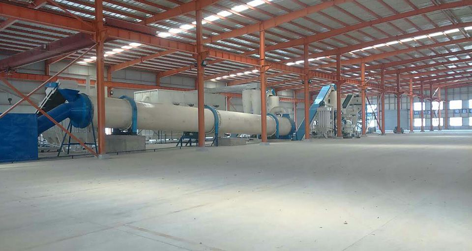Роторная сушилка на биомассе в провинции Аньхой